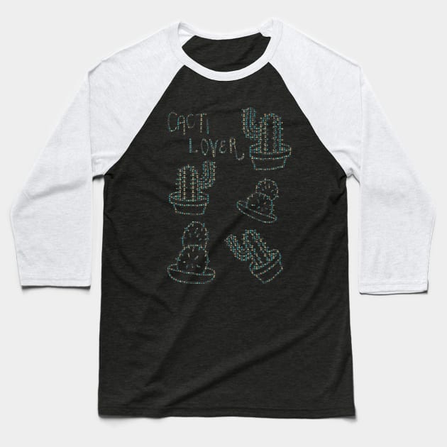 cacti lover Baseball T-Shirt by neteor